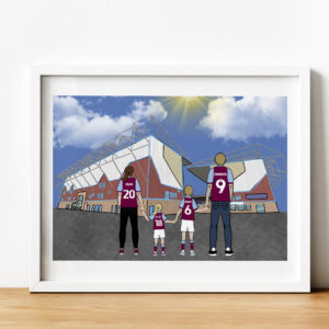 Personalised Burnley Art Work Version 2