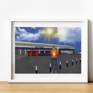 Personalised Luton Town Art Work