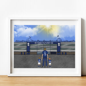 Personalised Birmingham FC Art Work