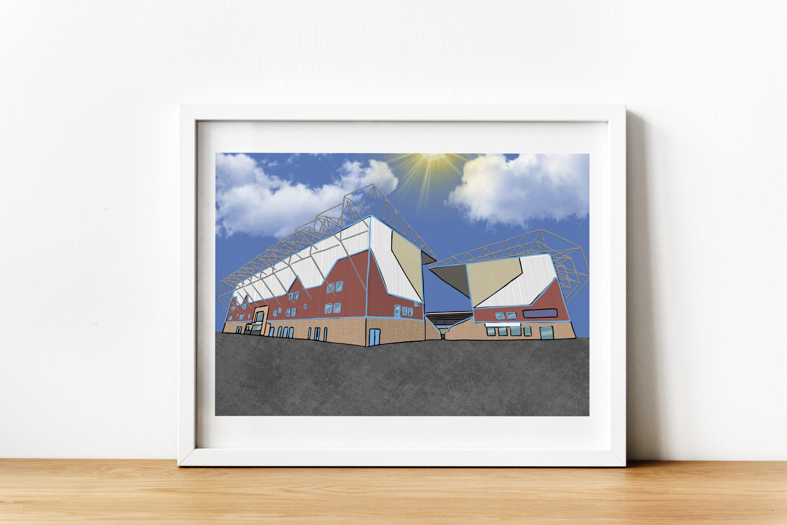 Personalised Burnley Art Work Version 2 - Image 3