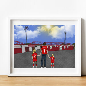 Personalised Accrington Stanley FC Art Work