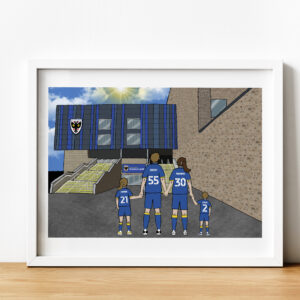 Personalised AFC Wimbledon Art Work