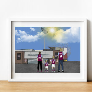 Personalised Burnley Art Work Version 1