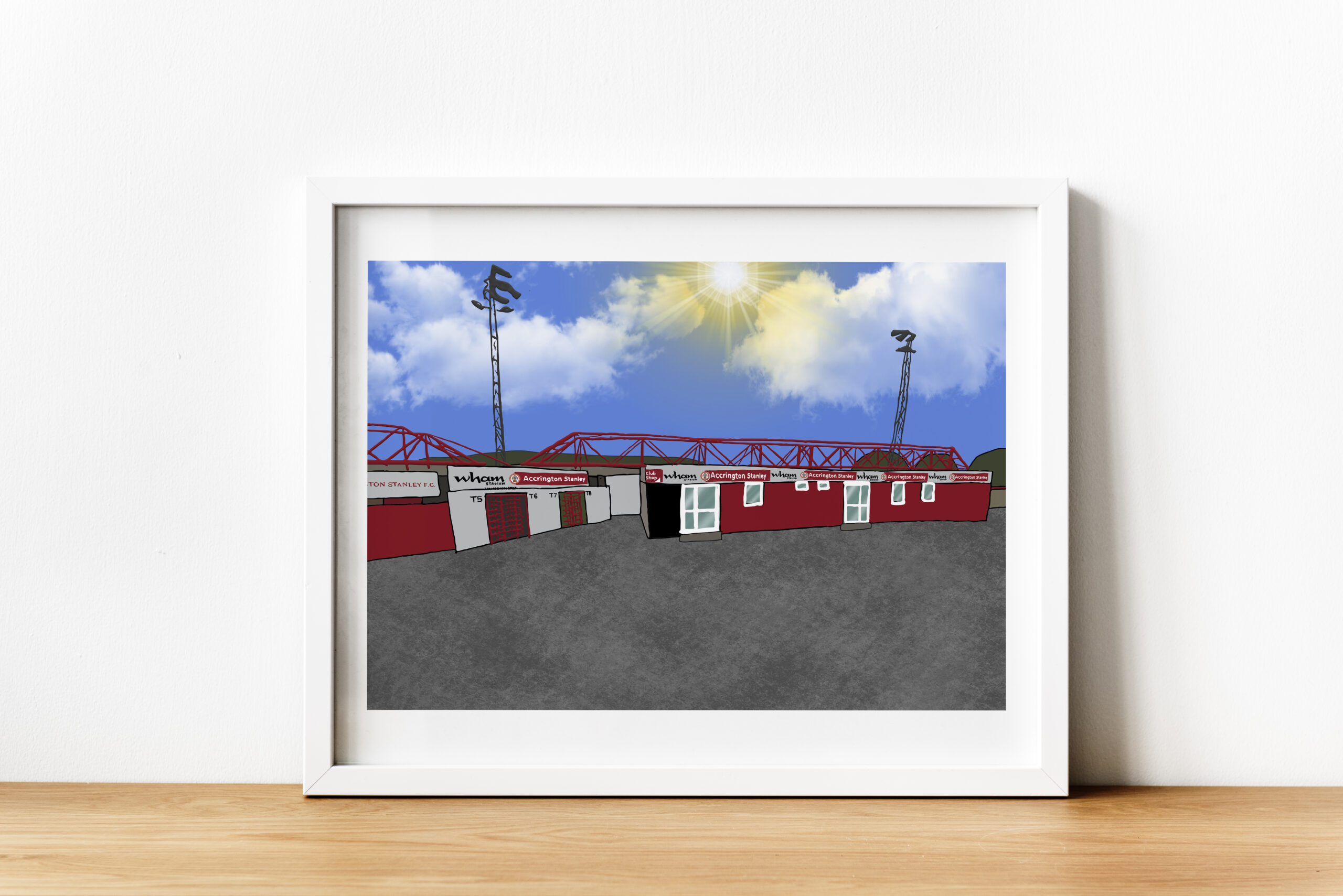 Personalised Accrington Stanley FC Art Work - Image 3