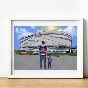 Personalised Edmonton Oilers Art Work