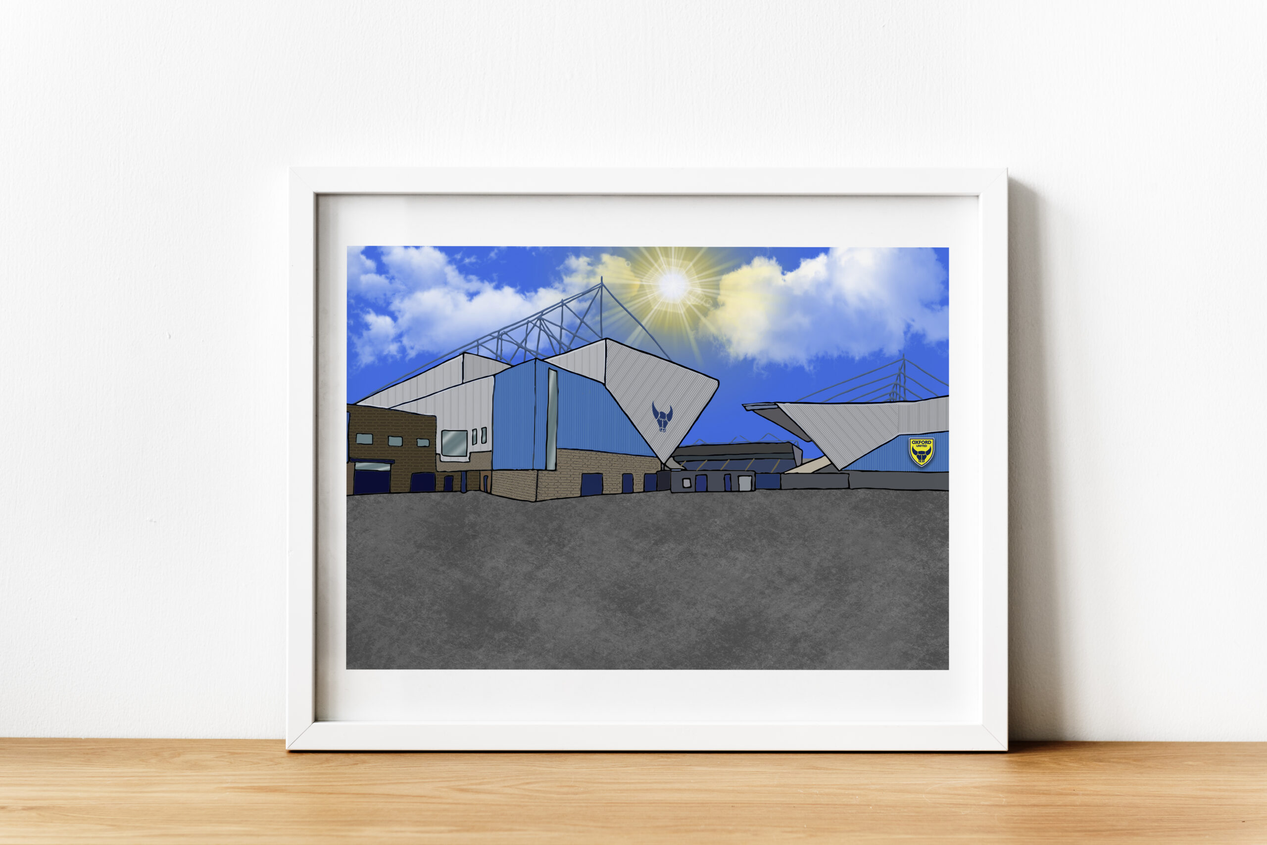 Personalised Oxford United FC Art Work - Image 3