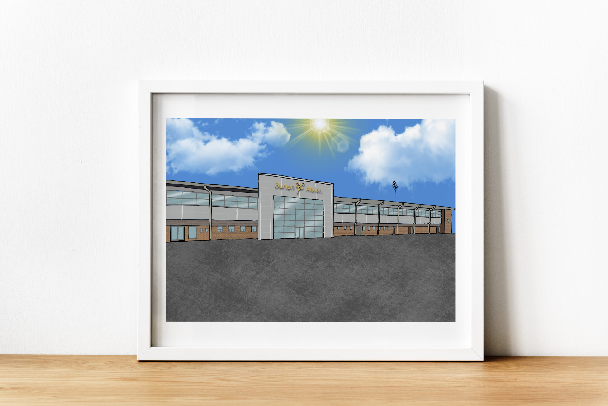 Personalised Burton Albion FC Art Work - Image 3