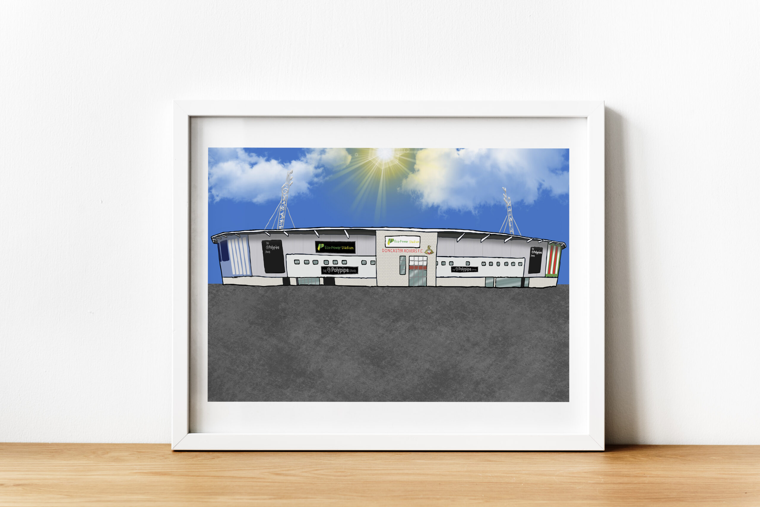 Personalised Doncaster Rovers FC Art Work - Image 3