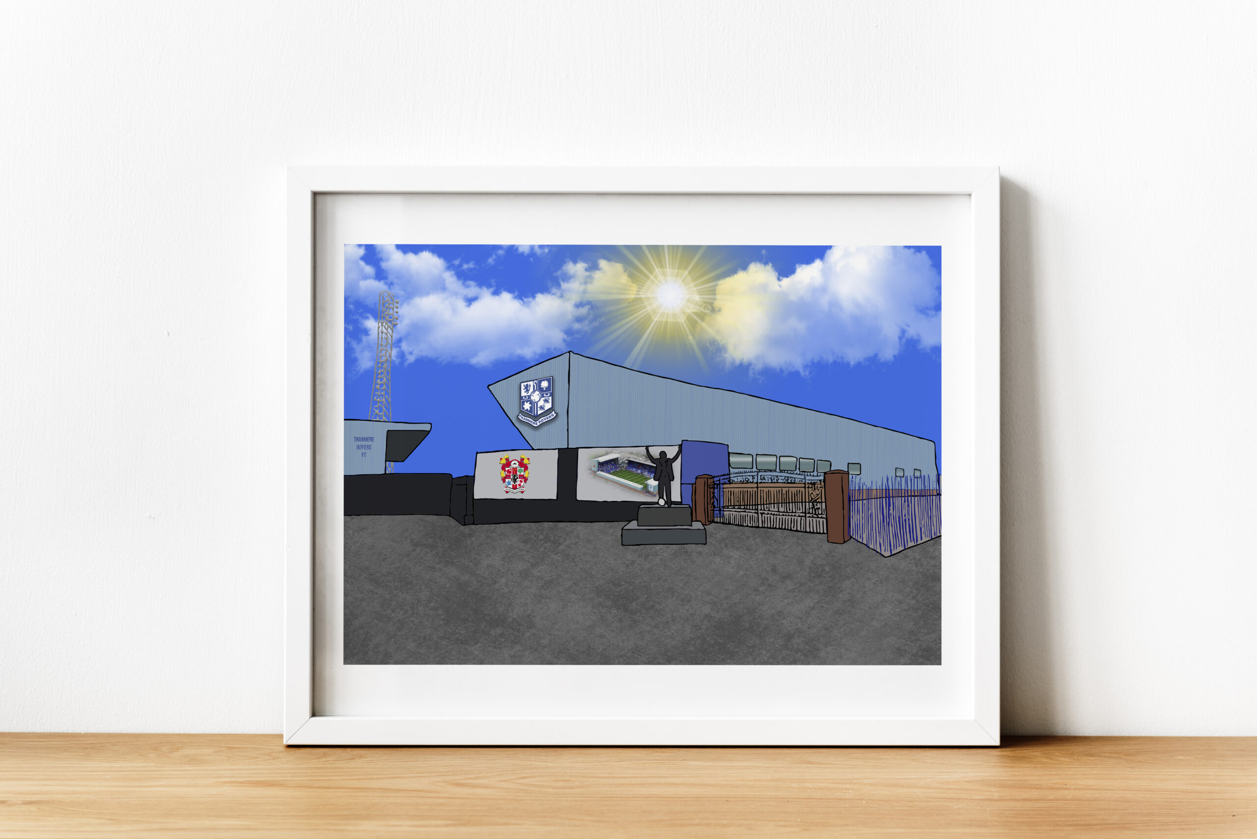 Personalised Tranmere Rovers FC Art Work - Image 3