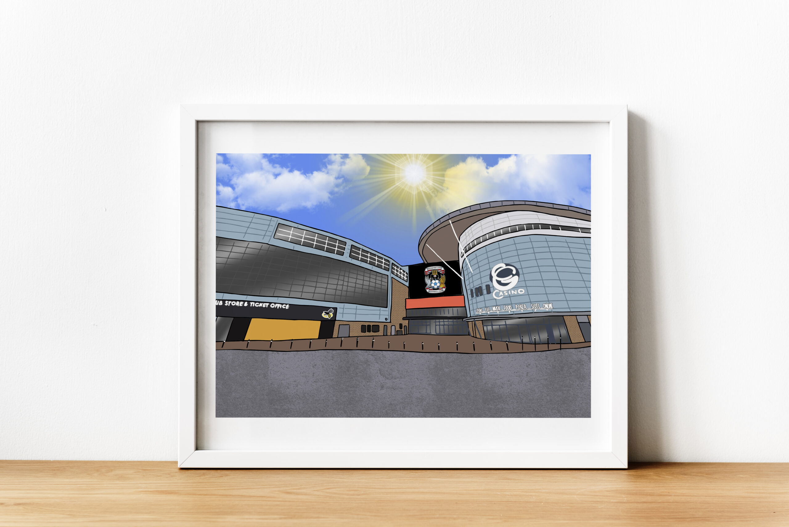Personalised Coventry FC Art Work - Image 3