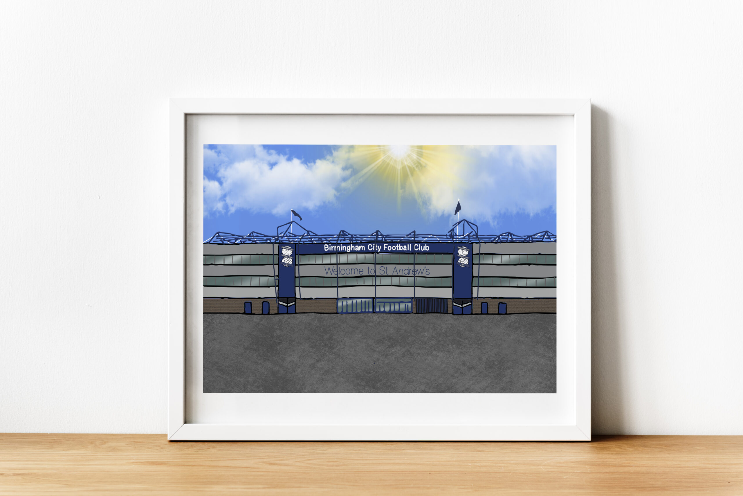 Personalised Birmingham FC Art Work - Image 3