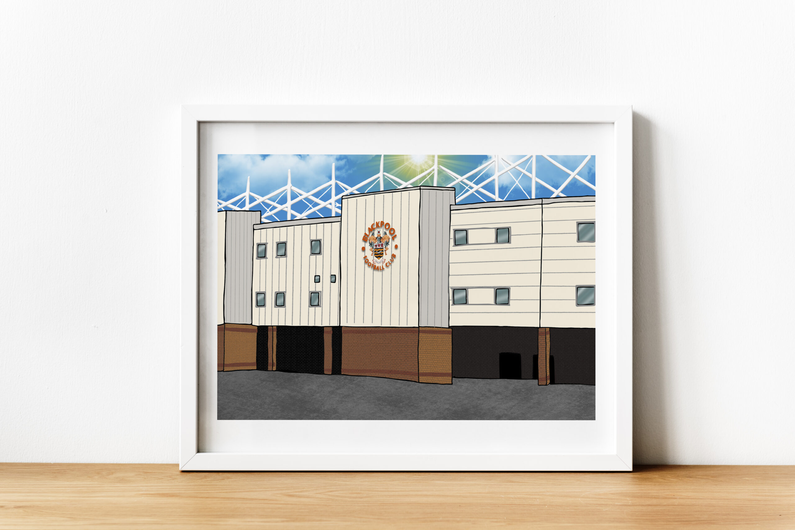 Personalised Blackpool FC Art Work - Image 3