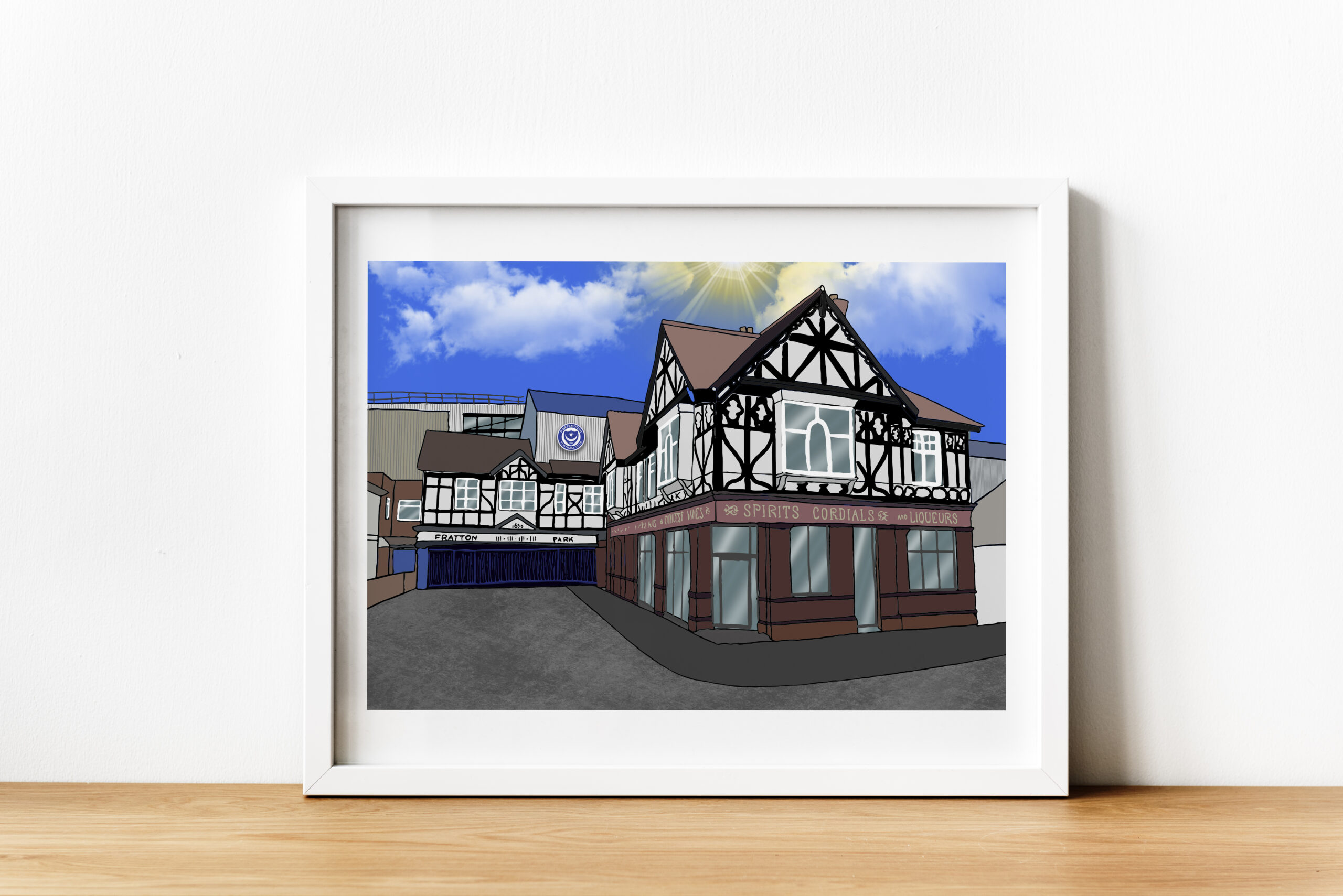 Personalised Portsmouth FC Art Work - Image 3
