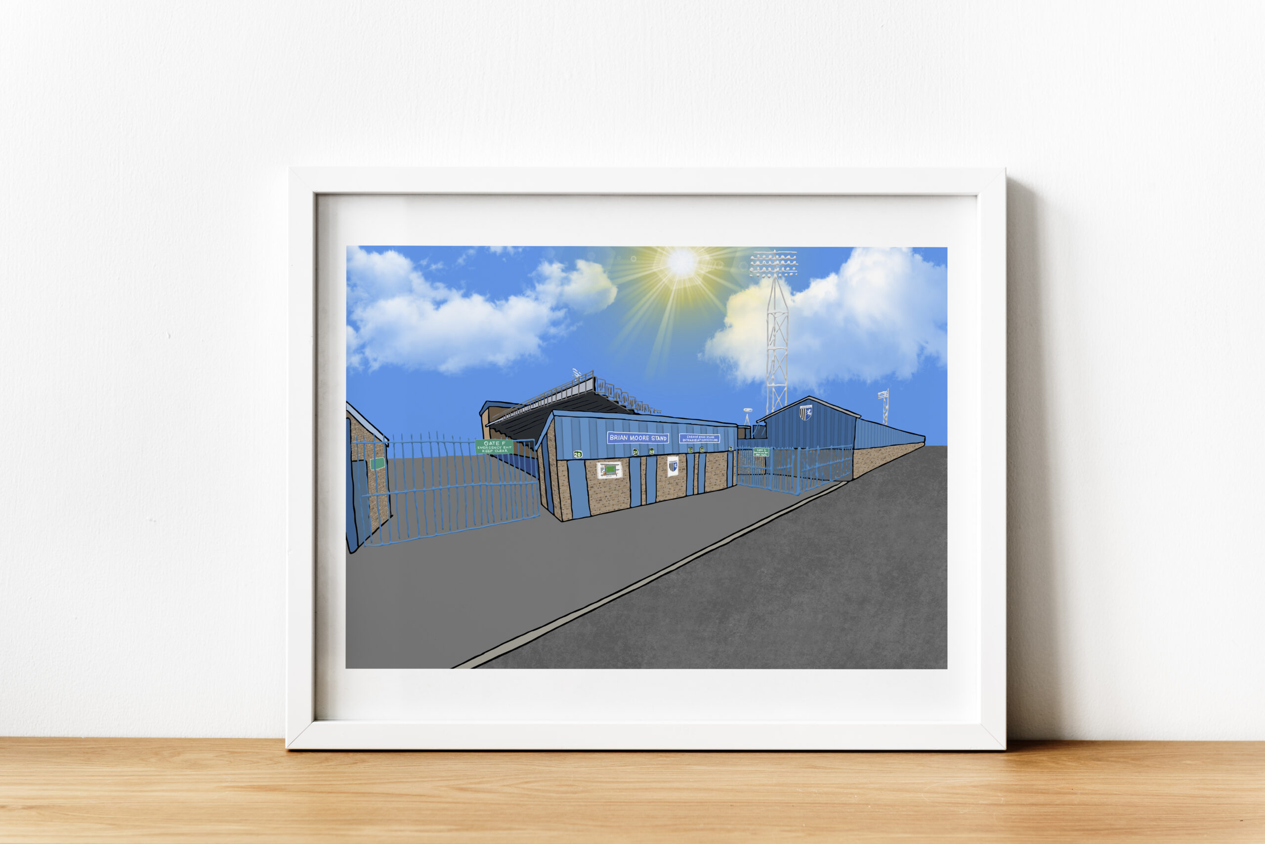Personalised Gillingham FC Art Work - Image 3