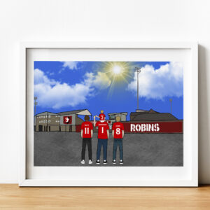 Personalised Cheltenham FC Art Work