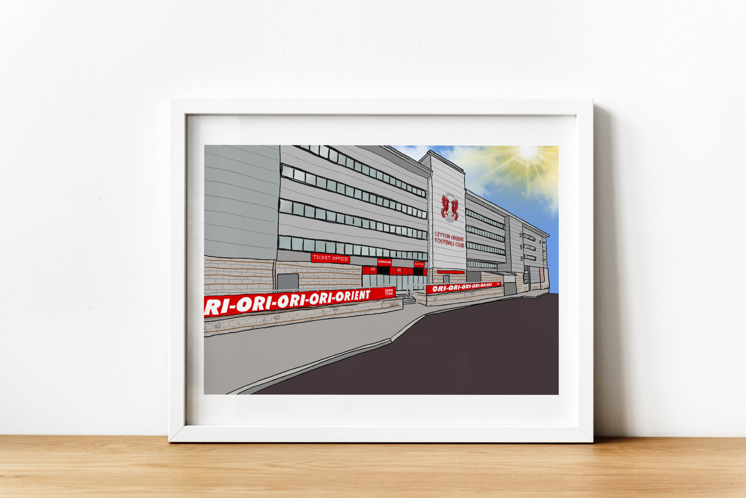 Personalised Leyton Orient FC Art Work - Image 3
