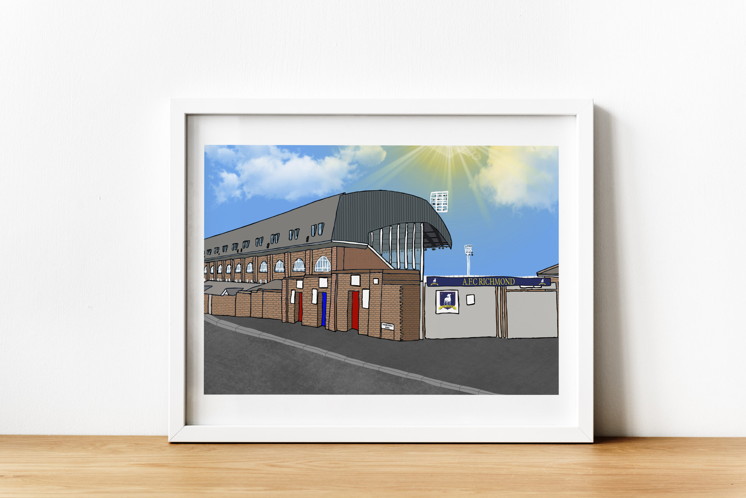 Personalised AFC Richmond Art Work - Image 3