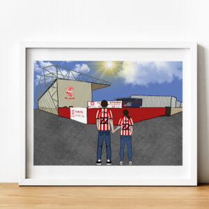 Personalised Lincoln FC Art Work