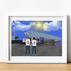 Personalised Tranmere Rovers FC Art Work