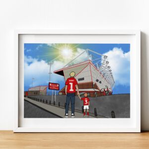 Personalised Crewe Alexandra FC Art Work