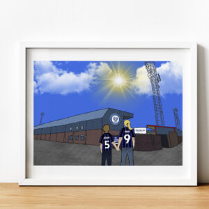 Personalised Rochdale FC Art Work