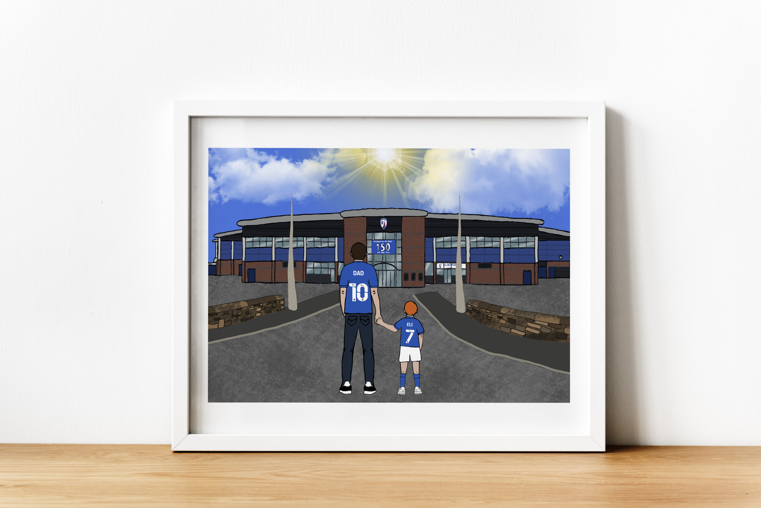 Personalised Chesterfield FC Art Work