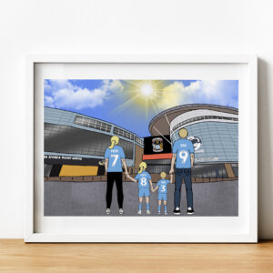 Personalised Coventry FC Art Work