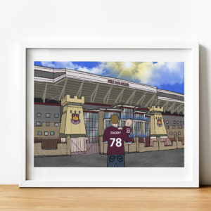 Personalised West Ham Boleyn Ground Art Work