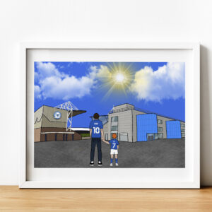 Personalised Peterborough FC Art Work