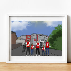 Personalised Fleetwood FC Art Work