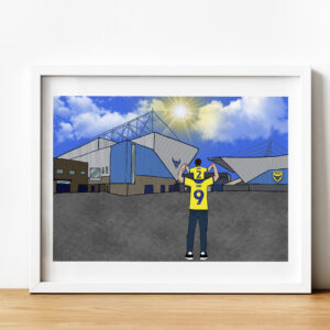 Personalised Oxford United FC Art Work
