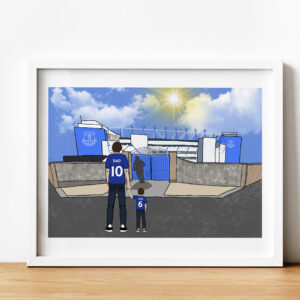 Personalised Everton Art Work